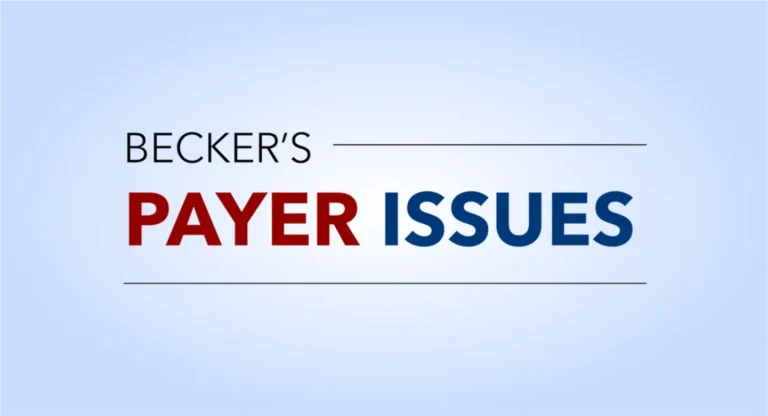 Becker's payer issues